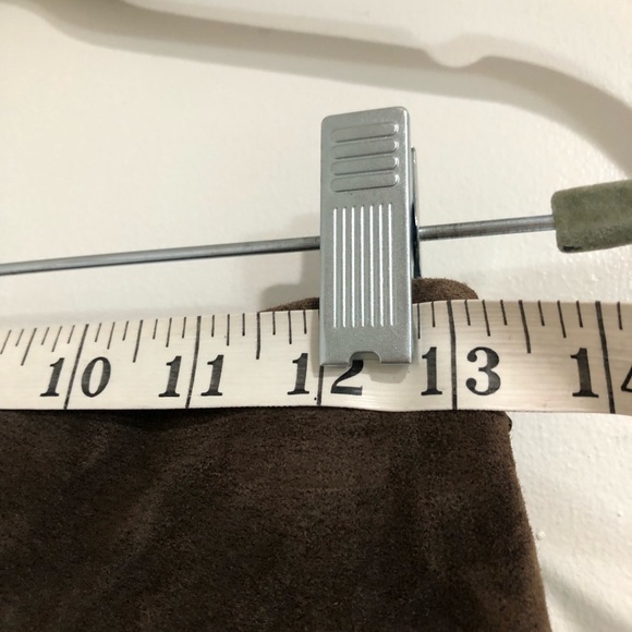 ATL Studio Brown Suede Trumpet Skirt Sz. 0 - Picture 7 of 8